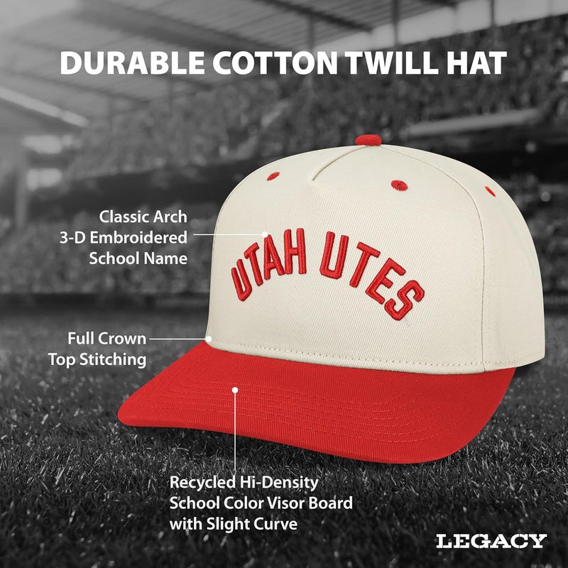 Legacy NCAA Officially Licensed Baseball Hat, Lightweight Cap for Men & Women, HTA, One Size Fits Most, Adjustable Closure - Image 3